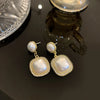1 Pair Retro Geometric Plating Alloy Earrings Ear Studs