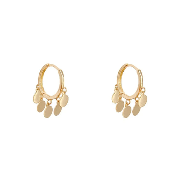1 Pair Retro Geometric Square Metal Women'S Earrings