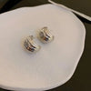 1 Pair Retro Geometric Square Metal Women'S Earrings