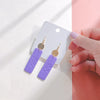 1 Pair Retro Leaf Flower Rectangle Soft Clay Women'S Drop Earrings