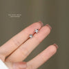 1 Pair S999 Silver Starfish Ear Studs