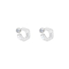 1 Pair Simple Style C Shape Geometric Arylic Ear Studs