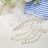 1 Pair Simple Style Classic Style Bow Knot Beaded Imitation Pearl Alloy Ear Studs