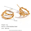 1 Pair Simple Style Classic Style Geometric Plating Inlay 304 Stainless Steel Rhinestones 18K Gold Plated Ear Studs