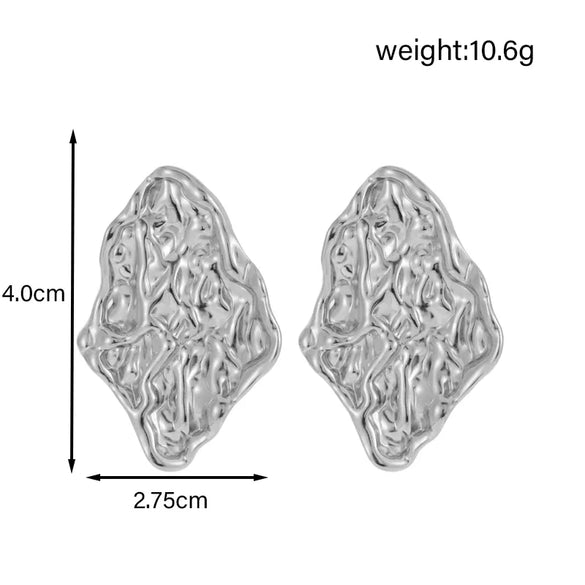 1 Pair Simple Style Classic Style Heart Shape Heart 304 Stainless Steel Ear Studs