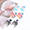 1 Pair Simple Style Classic Style Letter Printing Arylic Drop Earrings