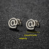 1 Pair Simple Style Classic Style Solid Color Irregular Plating 304 Stainless Steel 18K Gold Plated Ear Studs