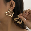 1 Pair Simple Style Classic Style Solid Color Irregular Plating Alloy Ear Studs