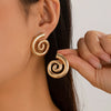 1 Pair Simple Style Classic Style Solid Color Irregular Plating Alloy Ear Studs