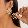 1 Pair Simple Style Classic Style Solid Color Irregular Plating Alloy Ear Studs