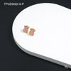 1 Pair Simple Style Classic Style Solid Color Plating Stainless Steel 18k Gold Plated Ear Studs