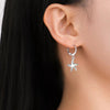 1 Pair Simple Style Classic Style Sun Starfish Shell Plating 304 Stainless Steel Drop Earrings