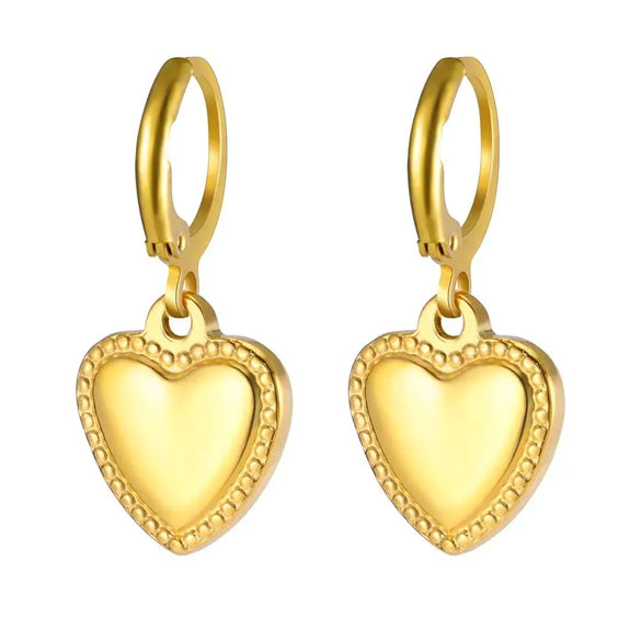 1 Pair Simple Style Classic Style Sun Starfish Shell Plating 304 Stainless Steel Drop Earrings