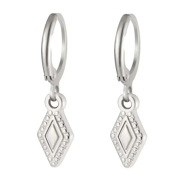 1 Pair Simple Style Classic Style Sun Starfish Shell Plating 304 Stainless Steel Drop Earrings