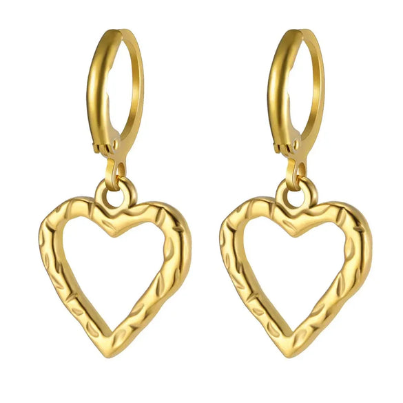 1 Pair Simple Style Classic Style Sun Starfish Shell Plating 304 Stainless Steel Drop Earrings