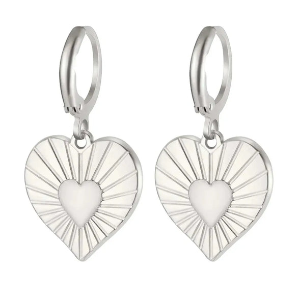 1 Pair Simple Style Classic Style Sun Starfish Shell Plating 304 Stainless Steel Drop Earrings