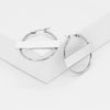 1 Pair Simple Style Geometric Customization Laser Engraving Plating 304 Stainless Steel Earrings