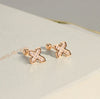 1 Pair Simple Style Geometric Plating Copper Zircon Ear Studs