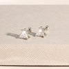 1 Pair Simple Style Geometric Plating Copper Zircon Ear Studs