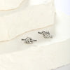 1 Pair Simple Style Korean Style Geometric Plating 304 Stainless Steel Ear Studs
