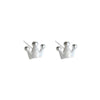 1 Pair Simple Style Letter Snowflake Copper Plated Women's Ear Studs