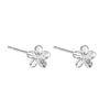 1 Pair Simple Style Letter Snowflake Copper Plated Women's Ear Studs
