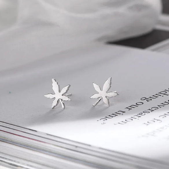 1 Pair Simple Style Letter Snowflake Copper Plated Women's Ear Studs