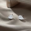 1 Pair Simple Style Letter Snowflake Copper Plated Women's Ear Studs