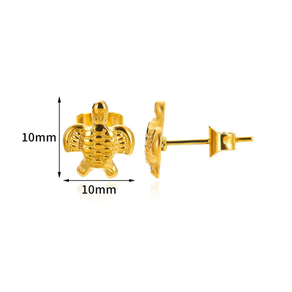 1 Pair Simple Style Ocean 304 Stainless Steel Artificial Pearls 18K Gold Plated Ear Studs