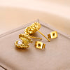 1 Pair Simple Style Ocean 304 Stainless Steel Artificial Pearls 18K Gold Plated Ear Studs