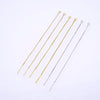1 Pair Simple Style Solid Color Copper Plating Ear Line