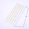1 Pair Simple Style Solid Color Copper Plating Ear Line