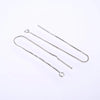 1 Pair Simple Style Solid Color Copper Plating Ear Line