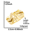 1 Pair Simple Style Solid Color Plating 304 Stainless Steel 18K Gold Plated Ear Studs