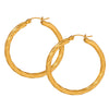 1 Pair Simple Style Solid Color Plating Titanium Steel 18K Gold Plated Earrings