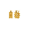 1 Pair Simple Style U Shape Plating 304 Stainless Steel 18K Gold Plated Earrings