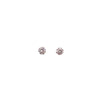 1 Pair Sterling Silver Zircon Geometric Ear Studs