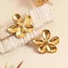 1 Pair Sweet Simple Style Flower 304 Stainless Steel 18K Gold Plated Ear Studs