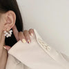 1 Pair Sweet Simple Style Flower Alloy Ear Studs
