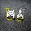 1 Pair Sweet Simple Style Pineapple Snowflake Polishing 304 Stainless Steel 18K Gold Plated Ear Studs