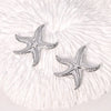 1 Pair Vacation Marine Style Beach Starfish 304 Stainless Steel 18K Gold Plated Ear Studs