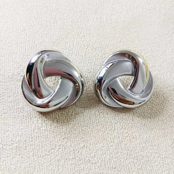 1 Pair Vintage Style Classic Style Triangle Plating 304 Stainless Steel 18K Gold Plated Ear Studs