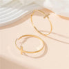 1 Pair Vintage Style Exaggerated Round Alloy Earrings