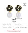 1 Pair Vintage Style Flower Alloy Drop Earrings