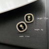 1 Pair Vintage Style Flower Alloy Ear Studs