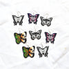 1 Pair Vintage Style Funny Butterfly Arylic Metal Drop Earrings