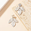 1 Pair Vintage Style Leaf Plating Iron Ear Studs