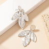 1 Pair Vintage Style Leaf Plating Iron Ear Studs