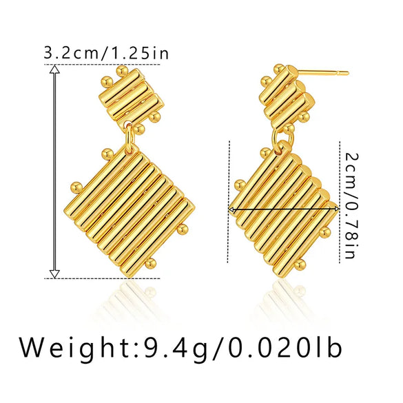 1 Pair Vintage Style Punk Starfish Heart Shape Flower Star Butterfly Copper Copper Zircon 18K Gold Plated Drop Earrings