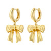 1 Pair Vintage Style Simple Style Bow Knot Inlay Copper Zircon 18K Gold Plated Earrings Ear Studs